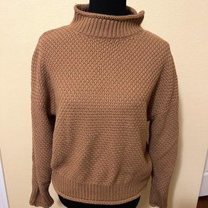 ZESICA Women's Turtleneck Oversized Chunky Knitted Pullover